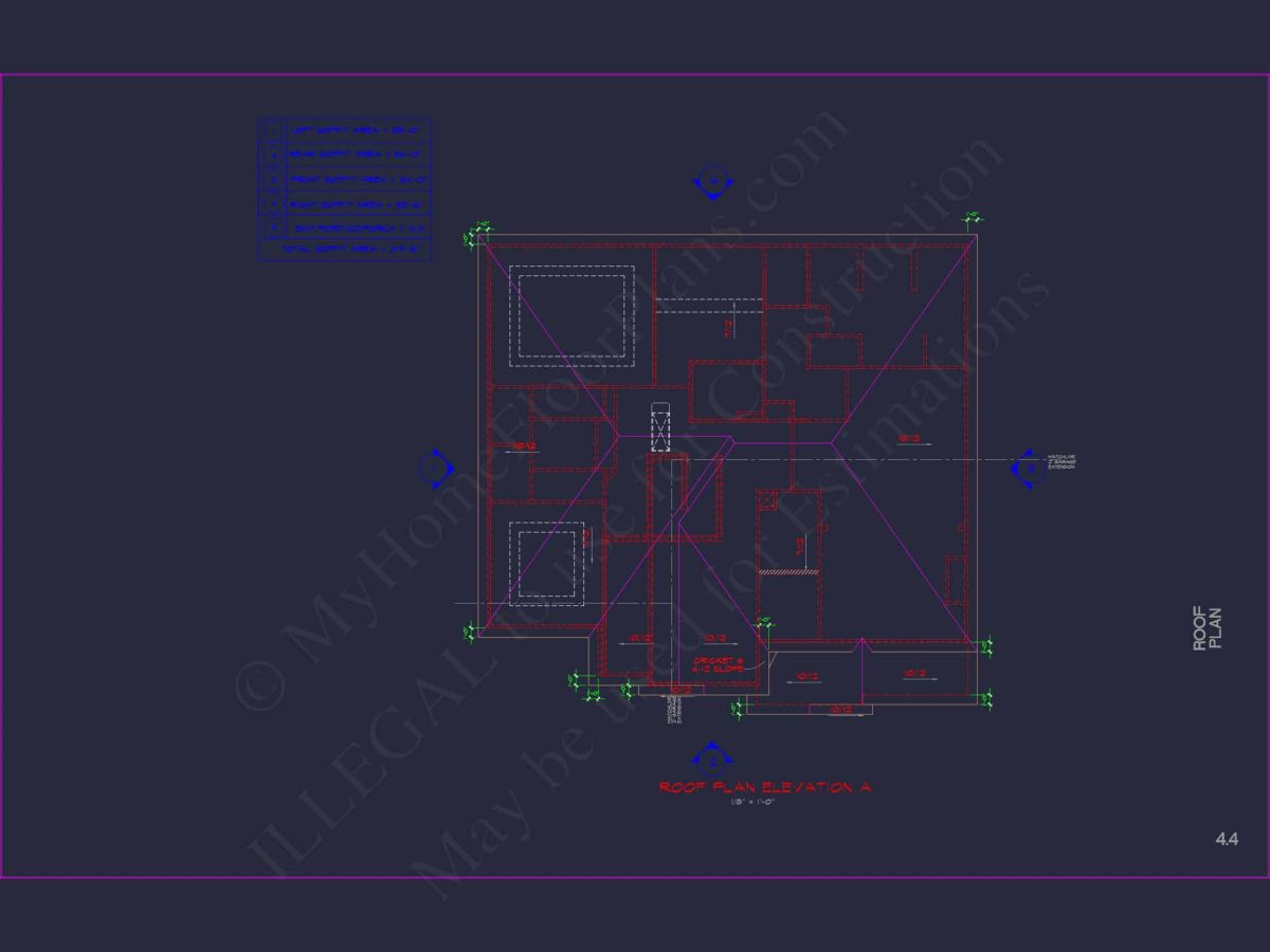 Modern Suburban house Plan with CAD Designs & Floor Blueprint