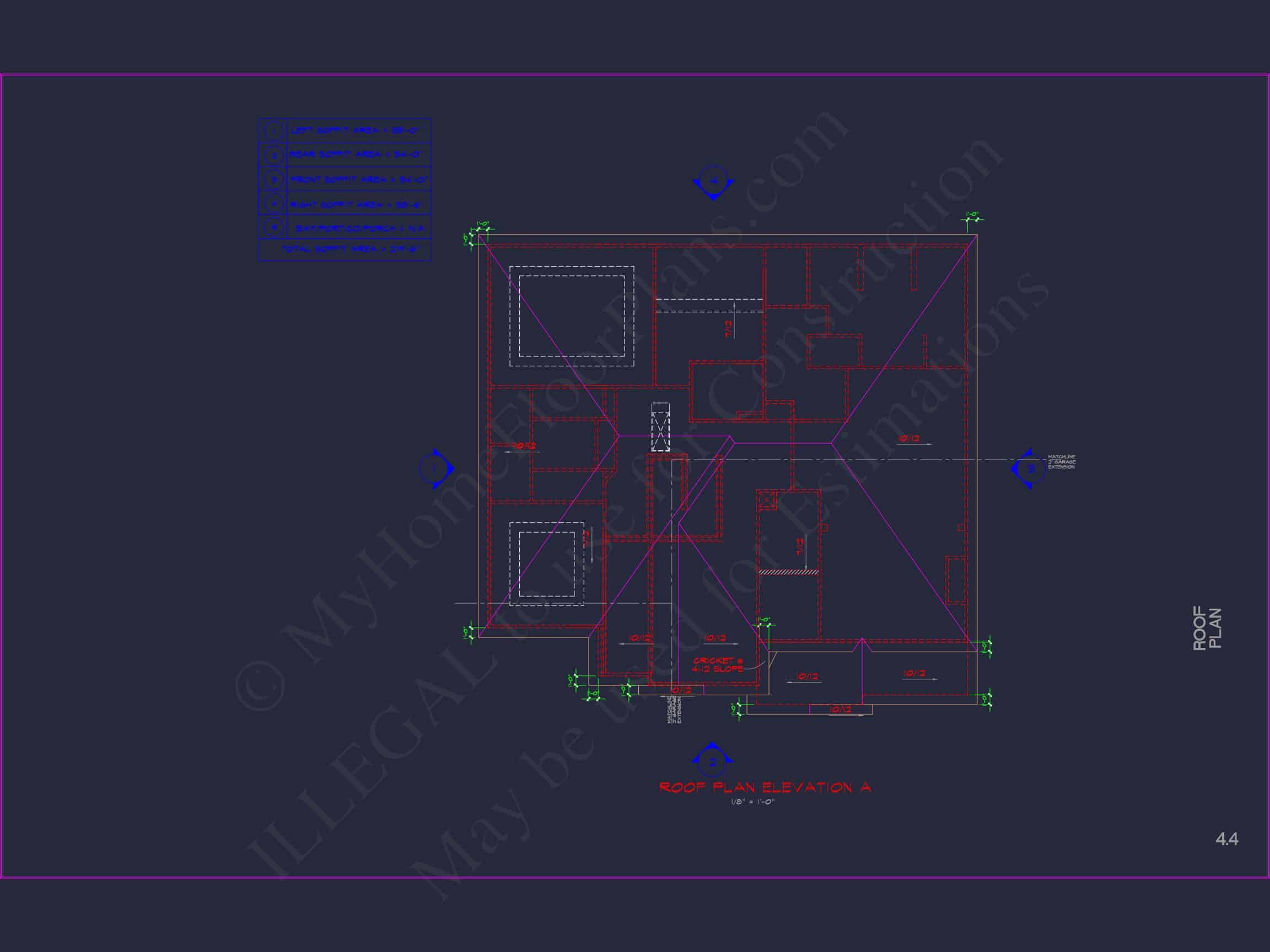 Modern Suburban house Plan with CAD Designs & Floor Blueprint
