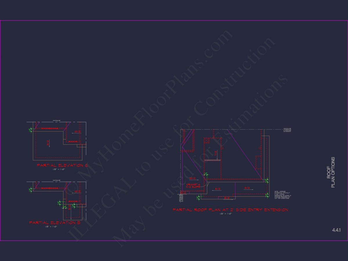 Modern Suburban house Plan with CAD Designs & Floor Blueprint
