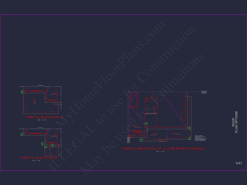Modern Suburban house Plan with CAD Designs & Floor Blueprint