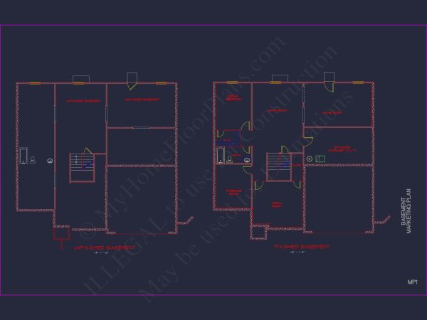 Modern Suburban house Plan with CAD Designs & Floor Blueprint