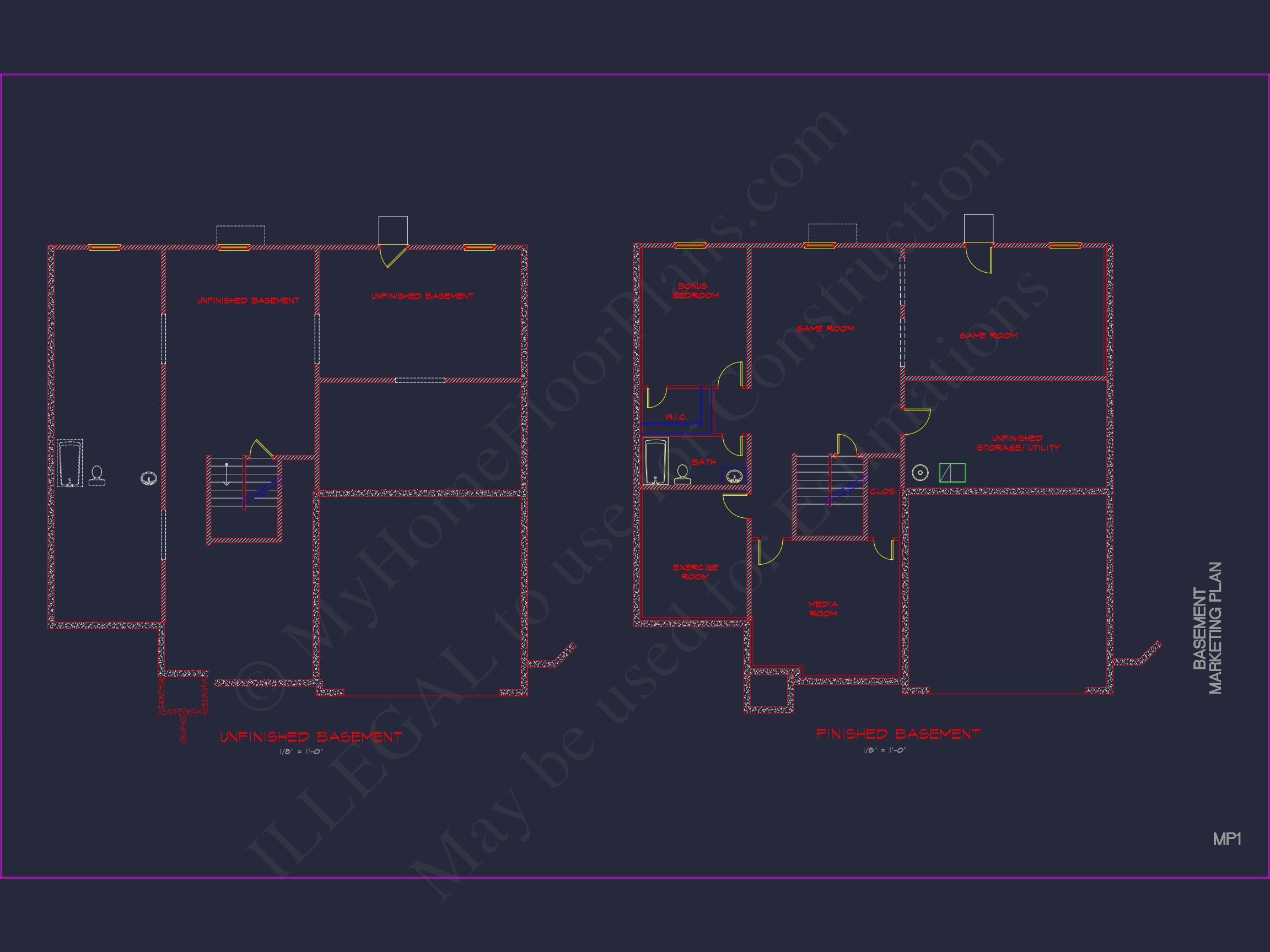 Modern Suburban house Plan with CAD Designs & Floor Blueprint