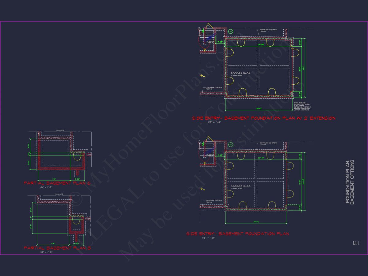 Modern Suburban house Plan with CAD Designs & Floor Blueprint