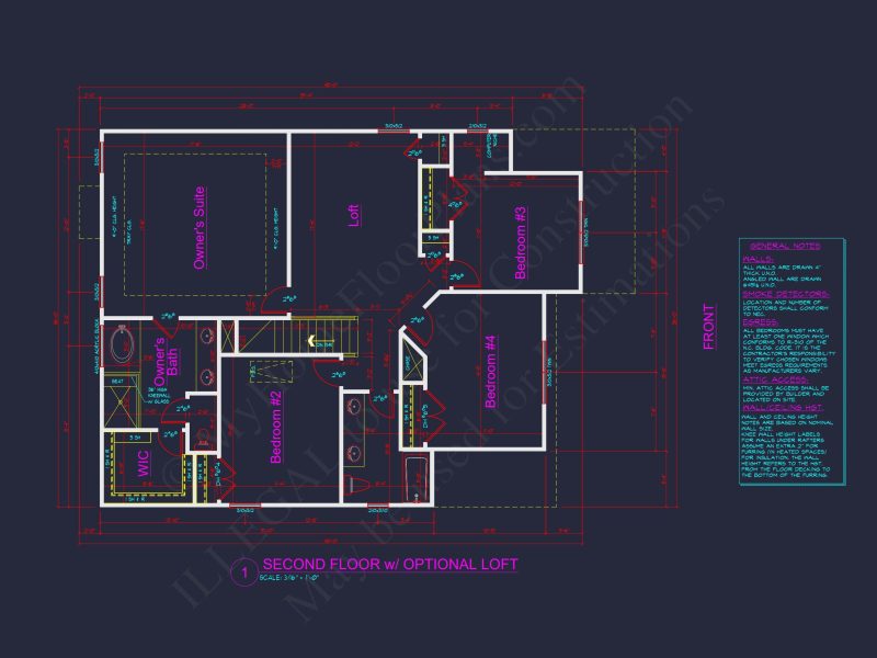 Modern Suburban house Plan with Craftsman CAD Designs