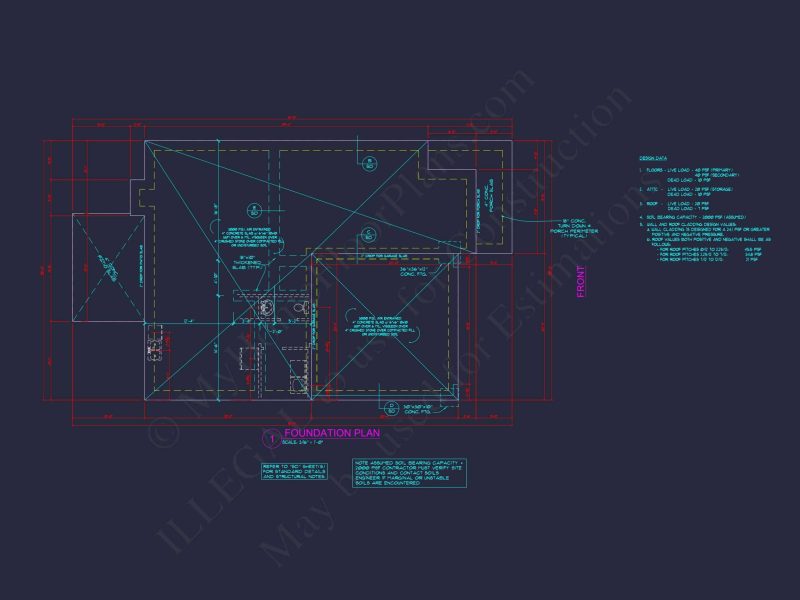 Modern Suburban house Plan with Craftsman CAD Designs