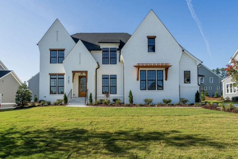 Modern Suburban house Plan with Detailed Blueprint Designs