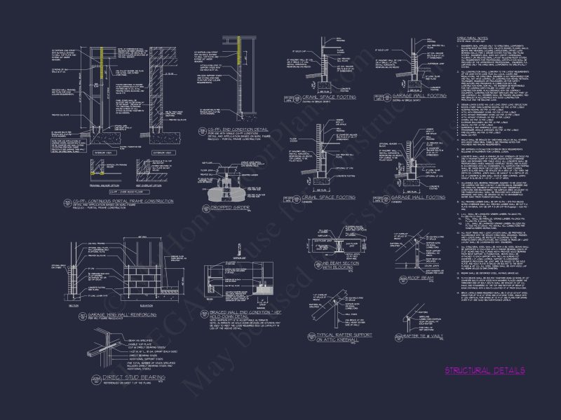 Modern Suburban house Plan with Detailed Blueprint Designs