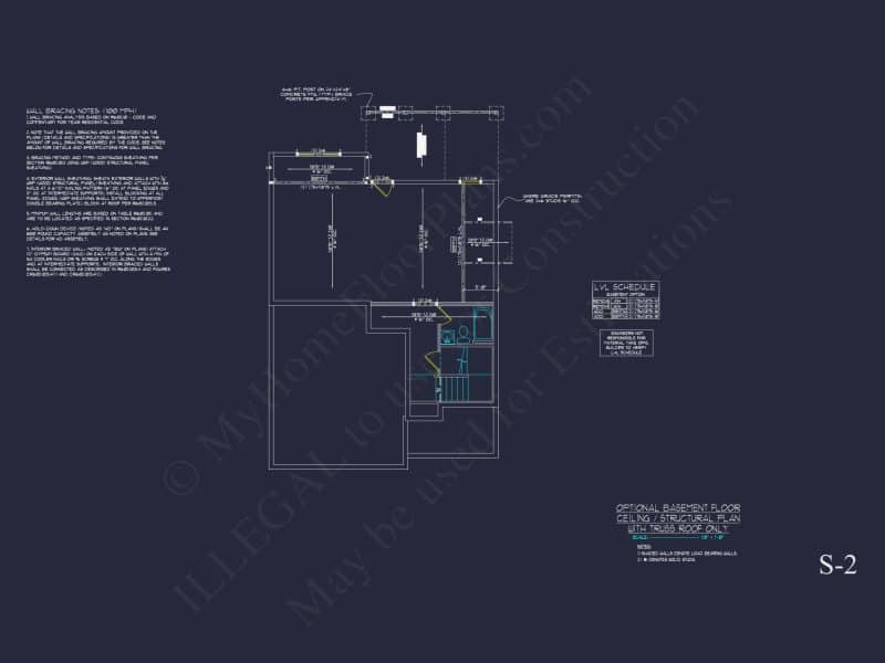 Modern Suburban house Plan with Detailed Floor Blueprint CAD