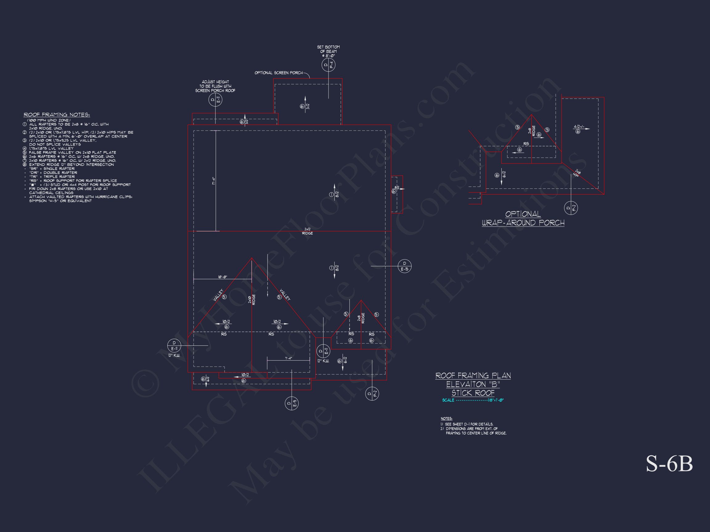 Modern Suburban house Plan with Detailed Floor Blueprint CAD