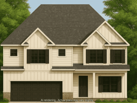 Modern Suburban Home Plan with Open Floor Plan Designs