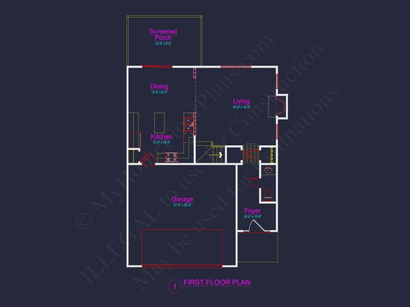 Modern Suburban house Plan with Spacious Floor Design