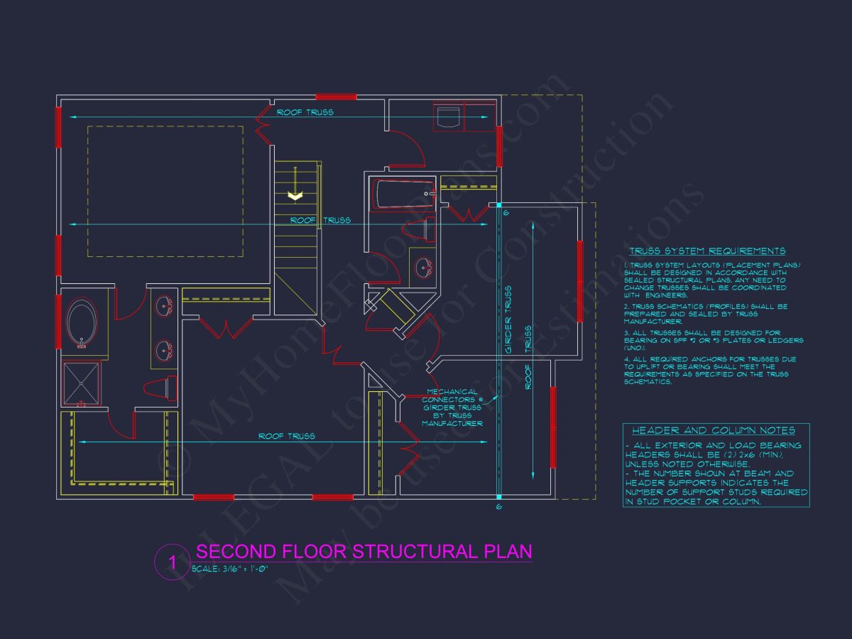 Modern Suburban house Plan with Spacious Floor Design