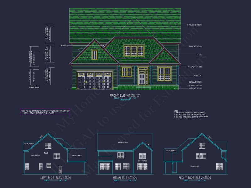 Modern Suburban house Plan with Spacious Floor Designs