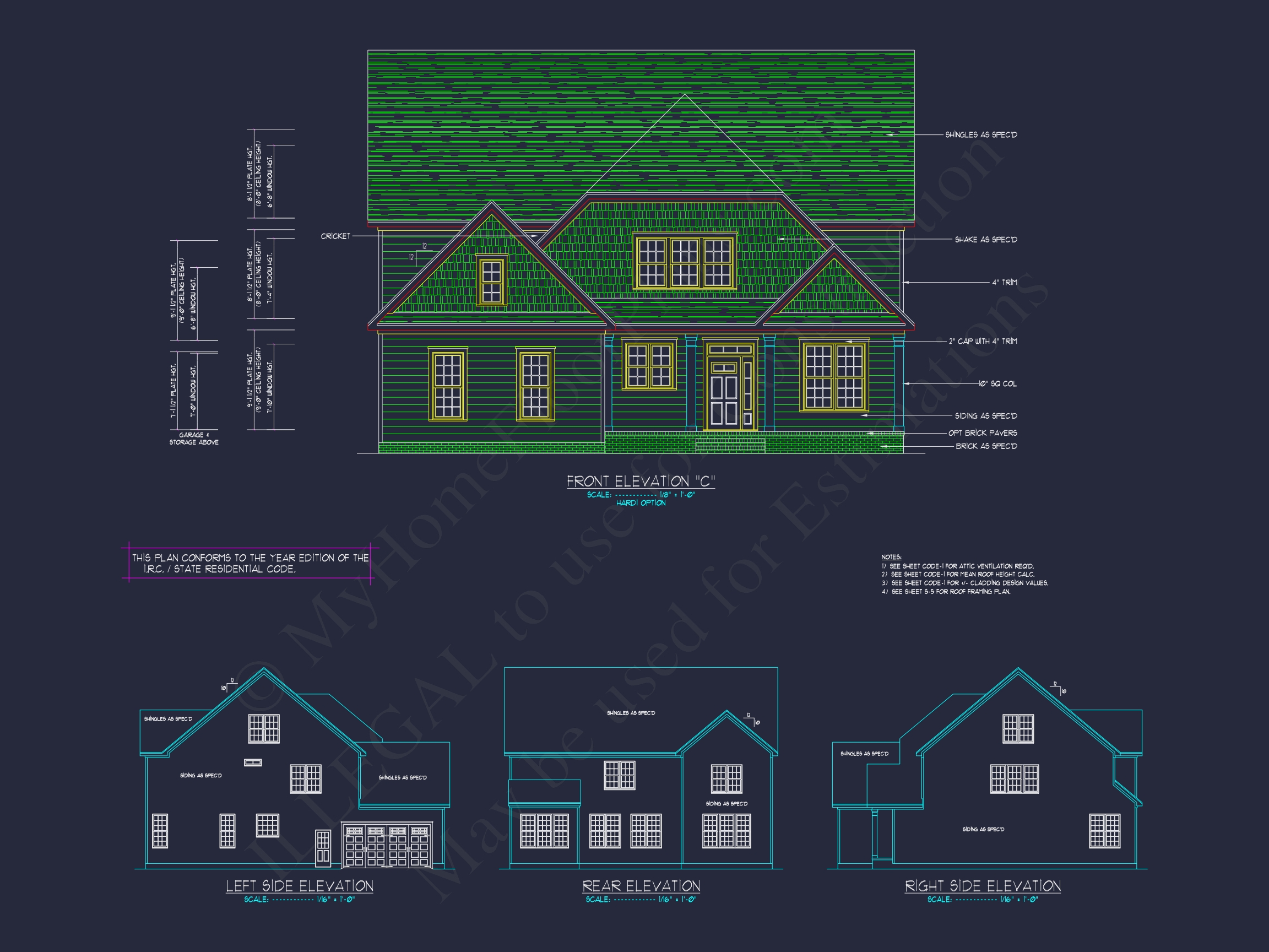 Modern Suburban Home Plan with Spacious Floor Designs