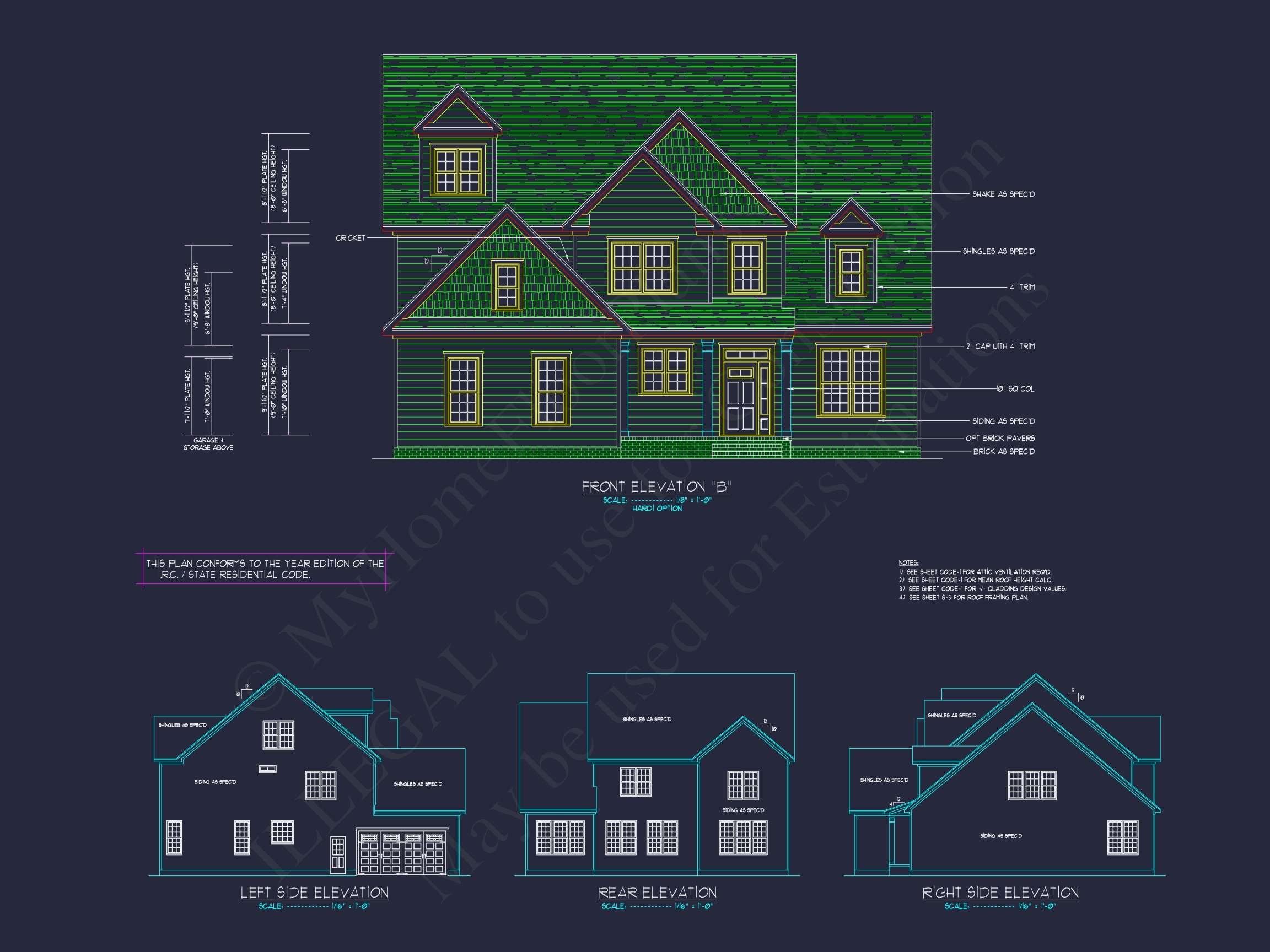 Modern Suburban Home Plan with Spacious Floor Designs