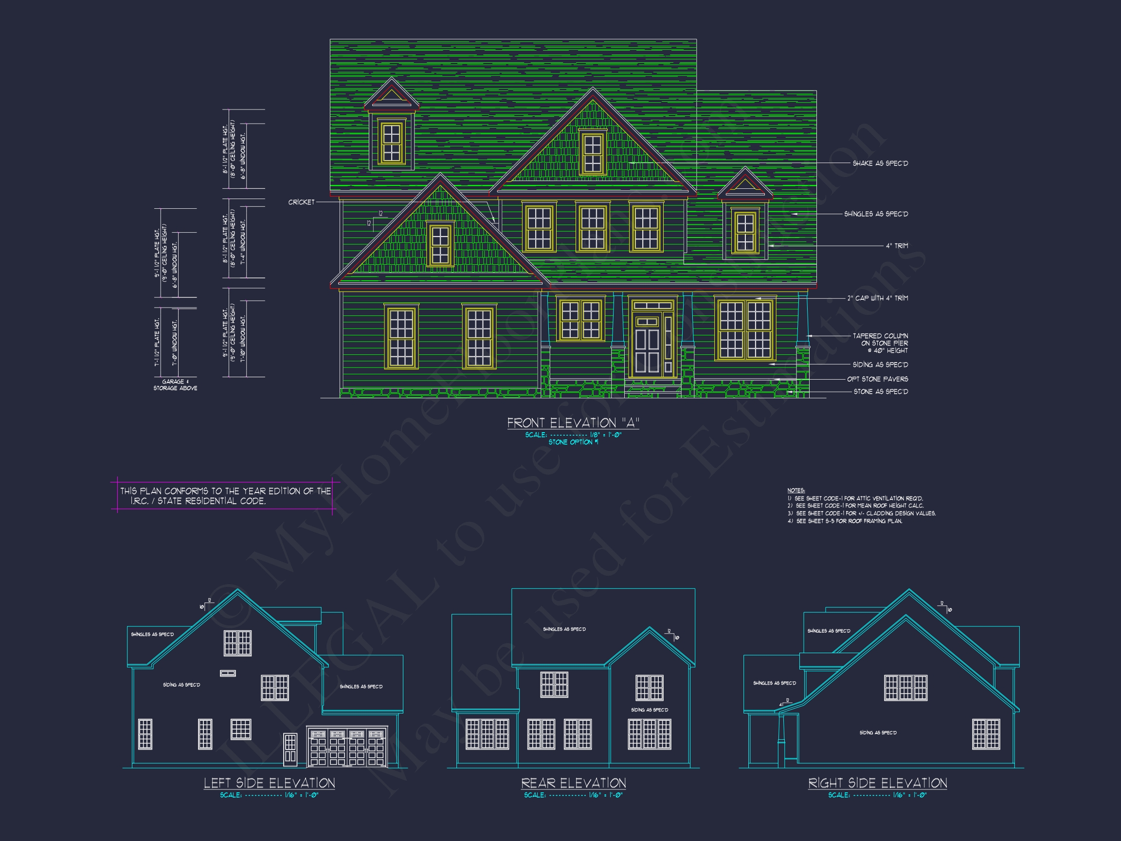 Modern Suburban Home Plan with Spacious Floor Designs