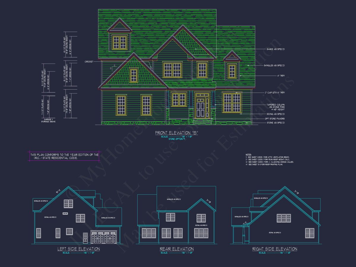Modern Suburban house Plan with Spacious Floor Designs