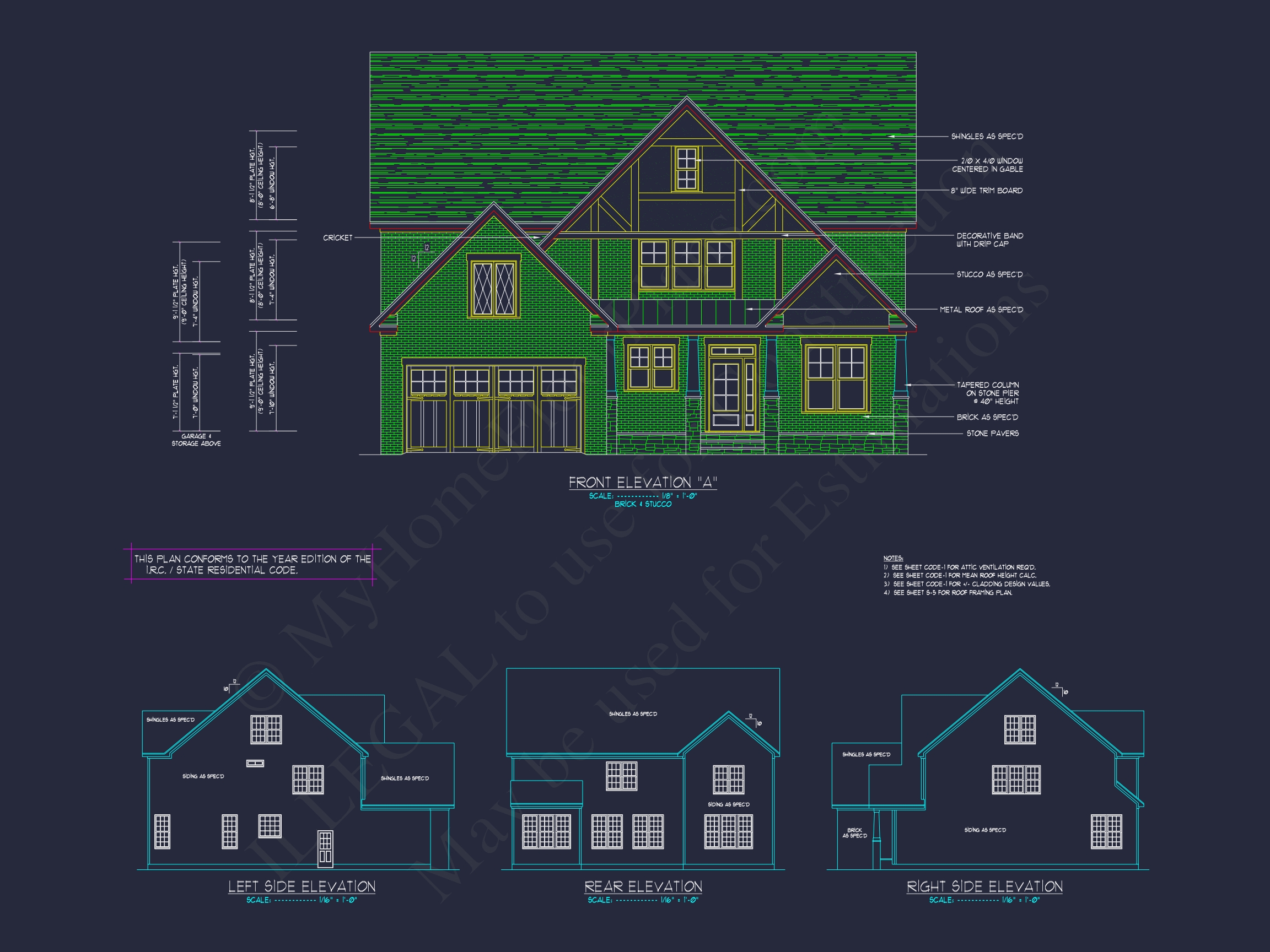 Modern Suburban Home Plan with Spacious Floor Designs