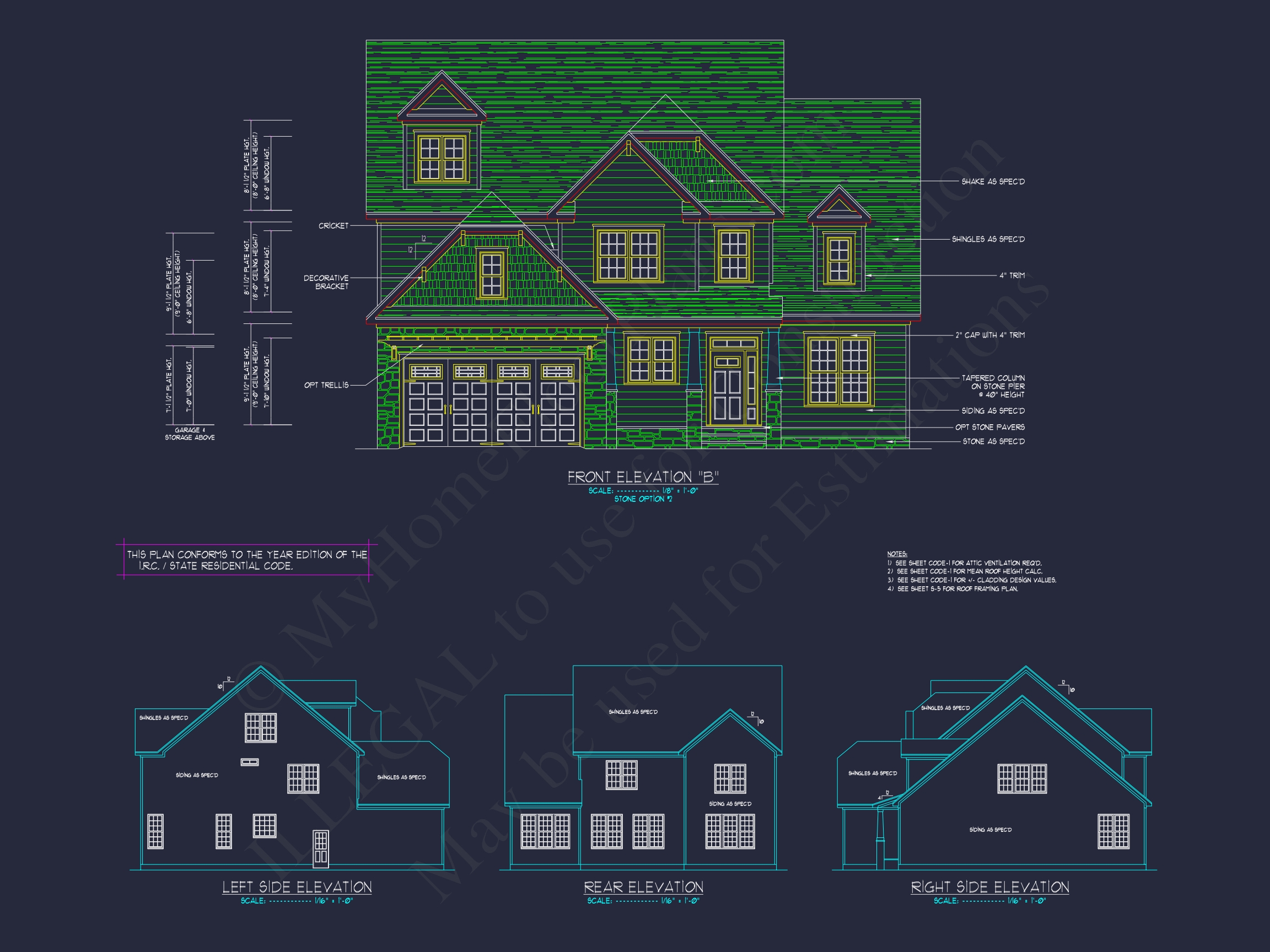 Modern Suburban Home Plan with Spacious Floor Designs