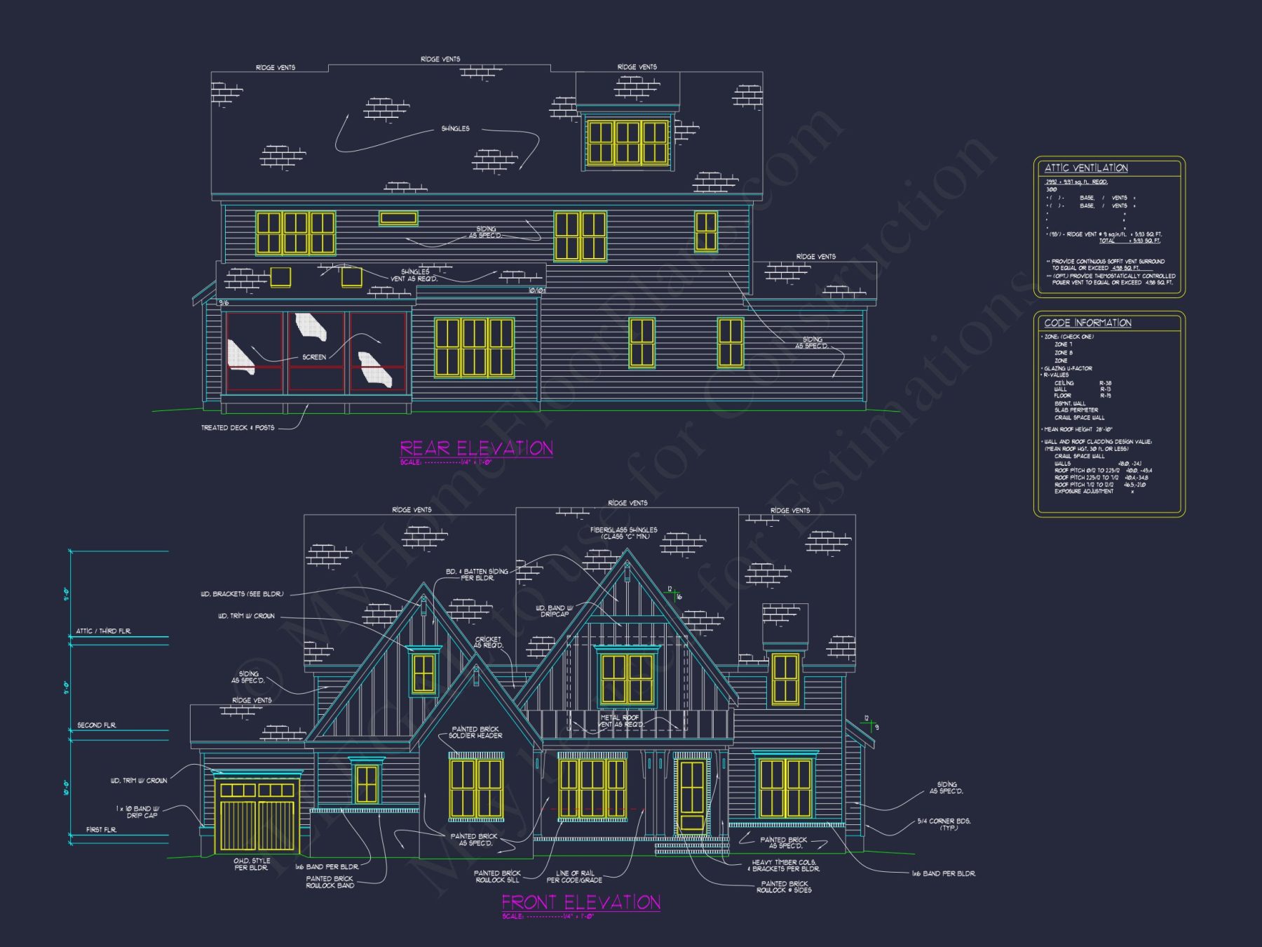 Modern Suburban house Plan with Spacious Layout and CAD Design