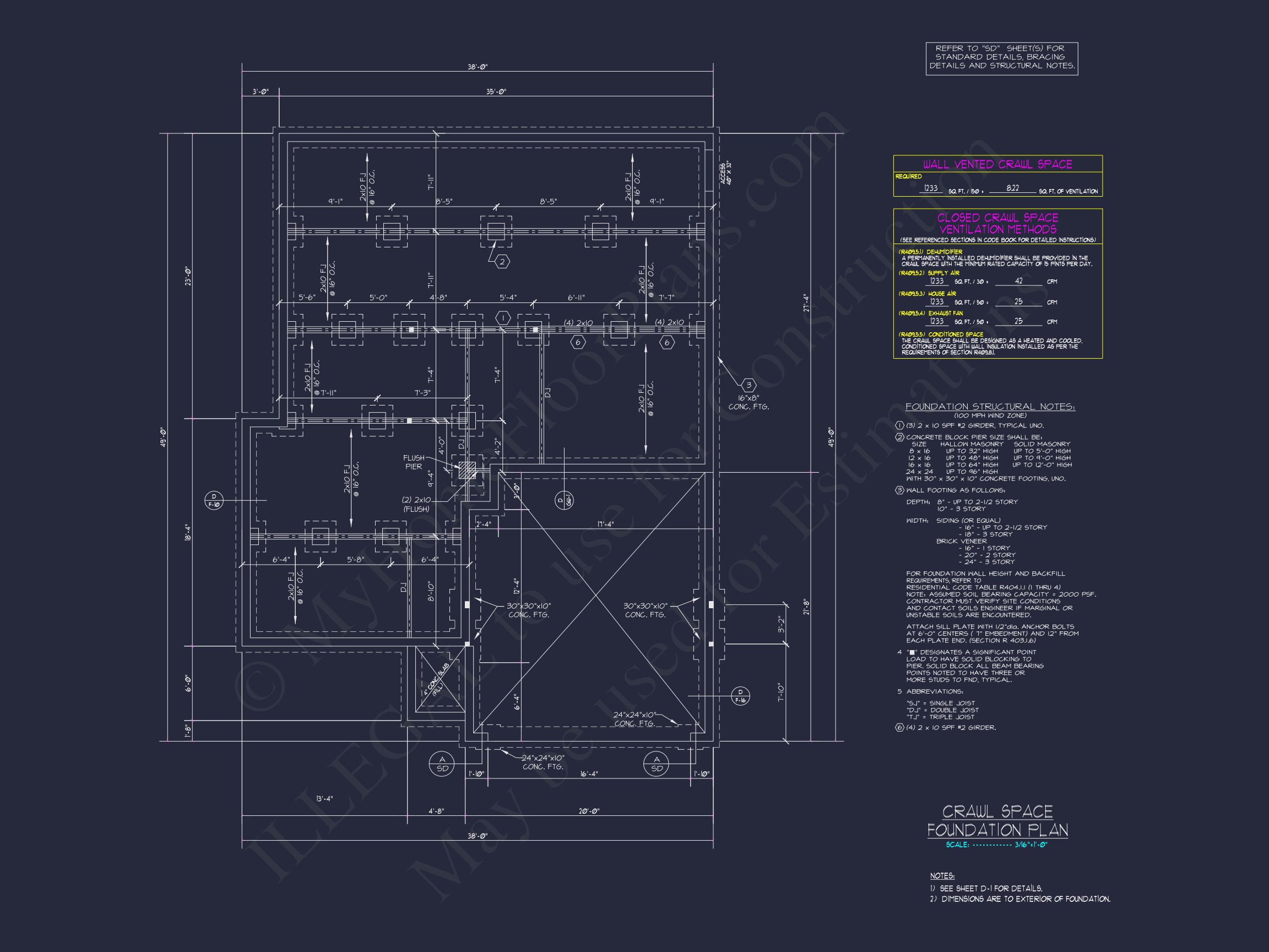 Modern Traditional house Design with CAD Floor Plan & Blueprint