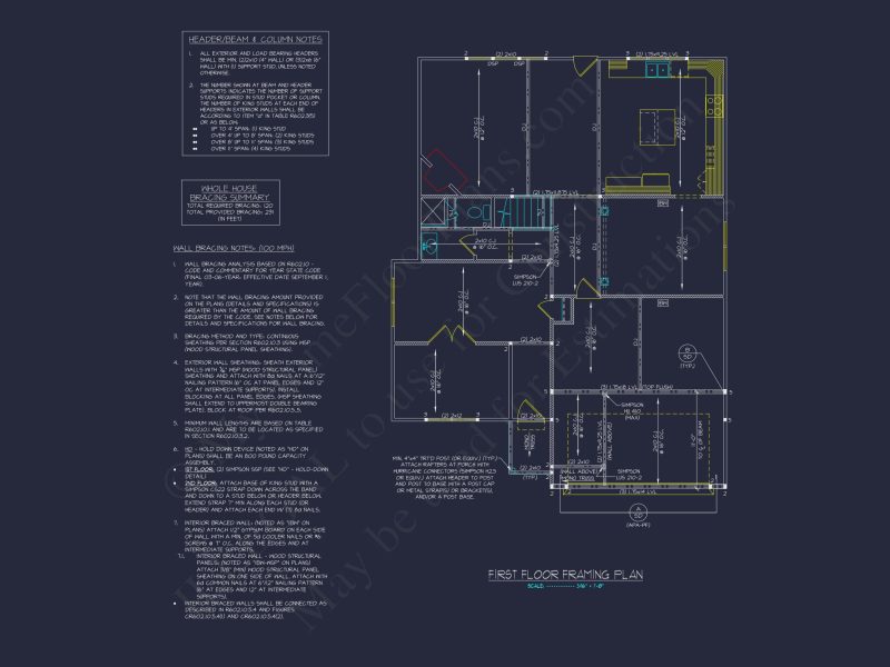 Modern Traditional house Design with CAD Floor Plan & Blueprint