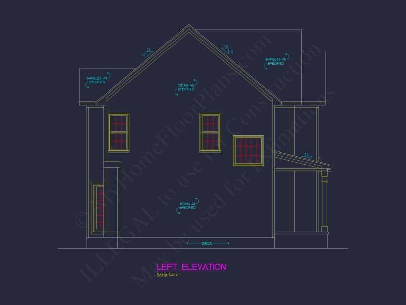 Modern Traditional house Plan