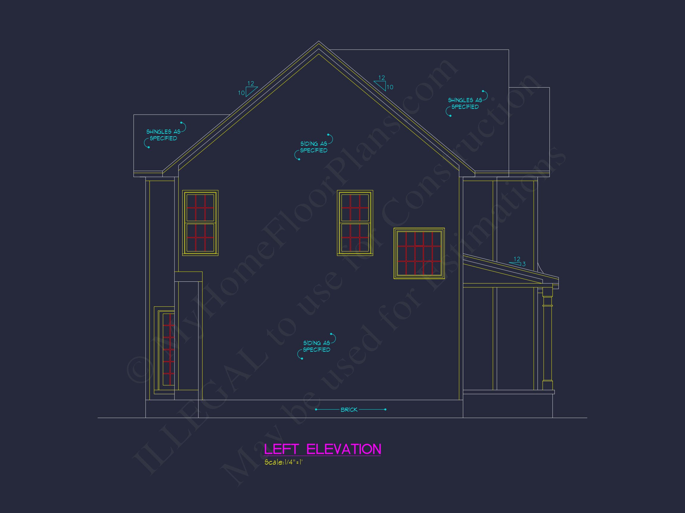Modern Traditional house Plan