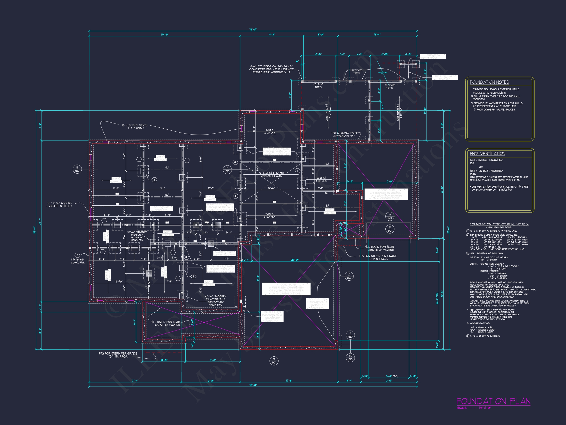 Modern Traditional Home Plan with Detailed Blueprint Designs