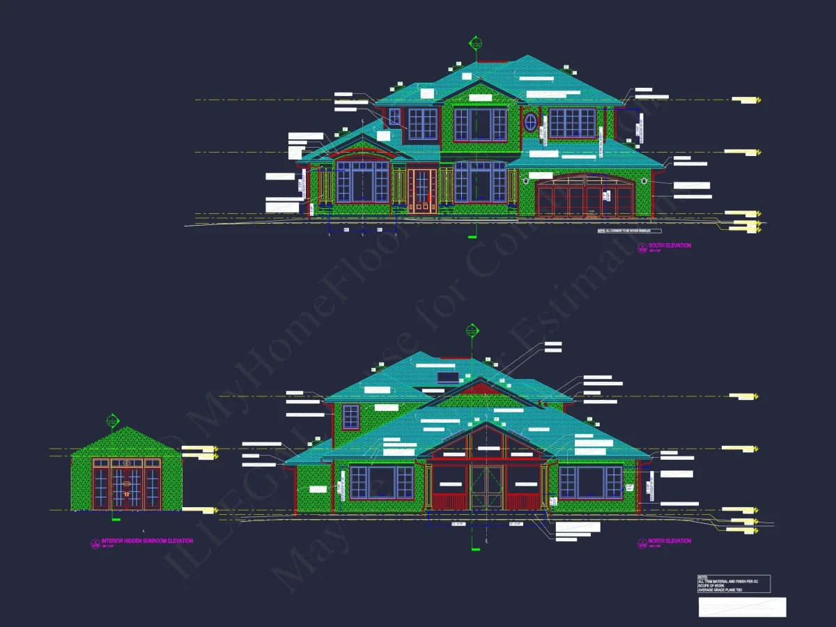 New Architecture-CAD house Design with Floor Plan Features