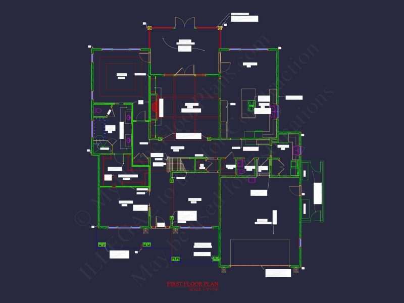 New Architecture-CAD house Design with Floor Plan Features