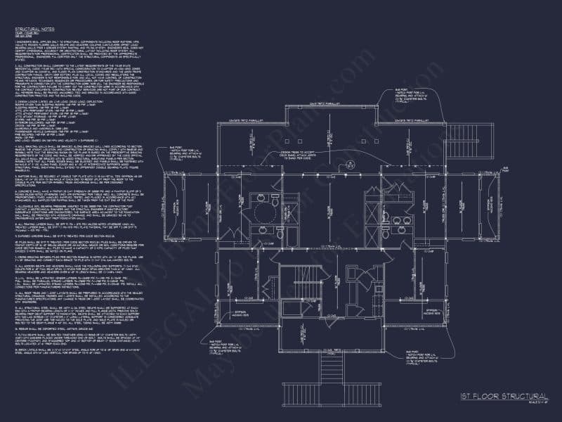 Oceanfront Luxury house Plan with 7 Bedrooms and CAD Designs