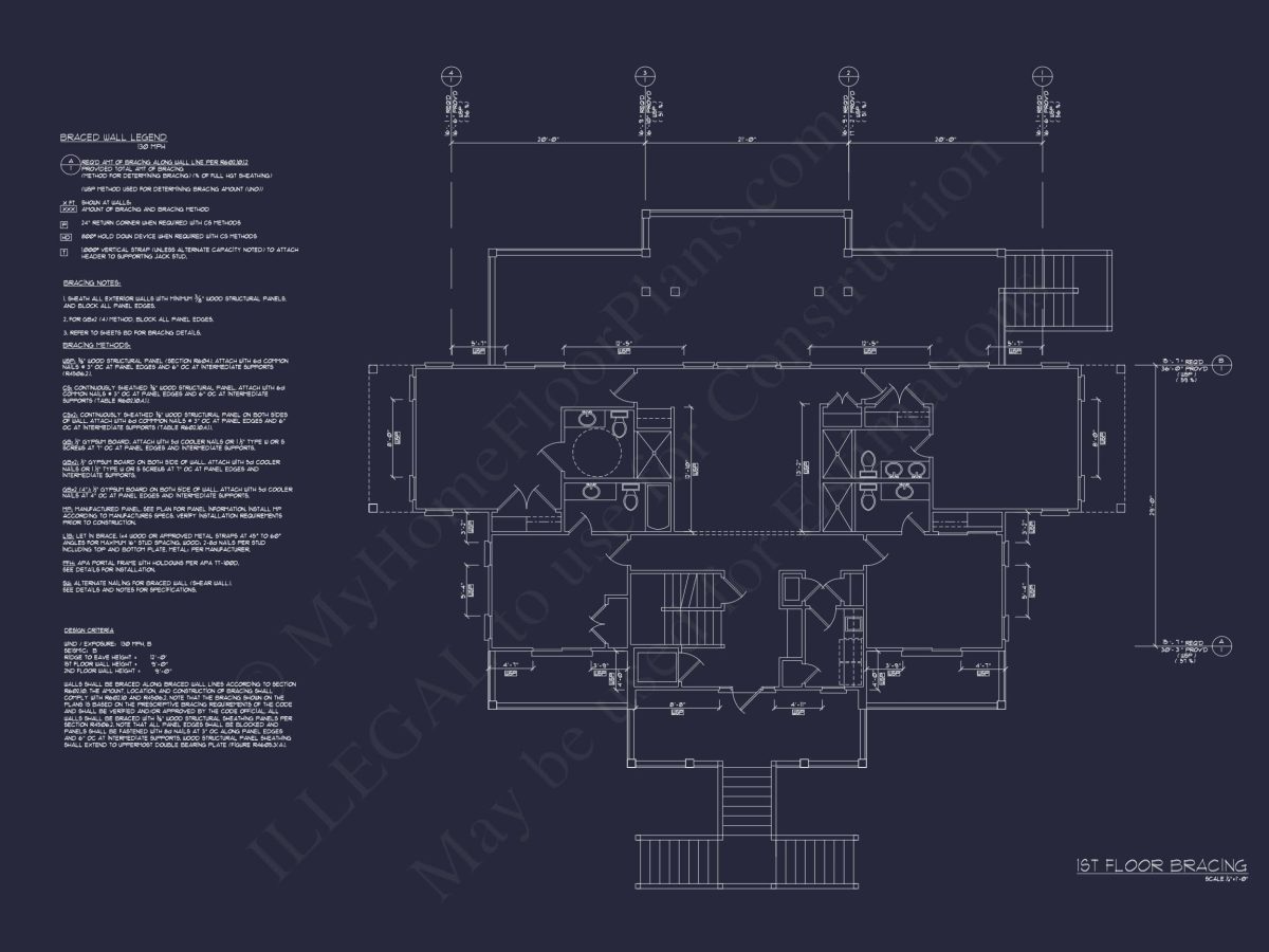 Oceanfront Luxury house Plan with 7 Bedrooms and CAD Designs
