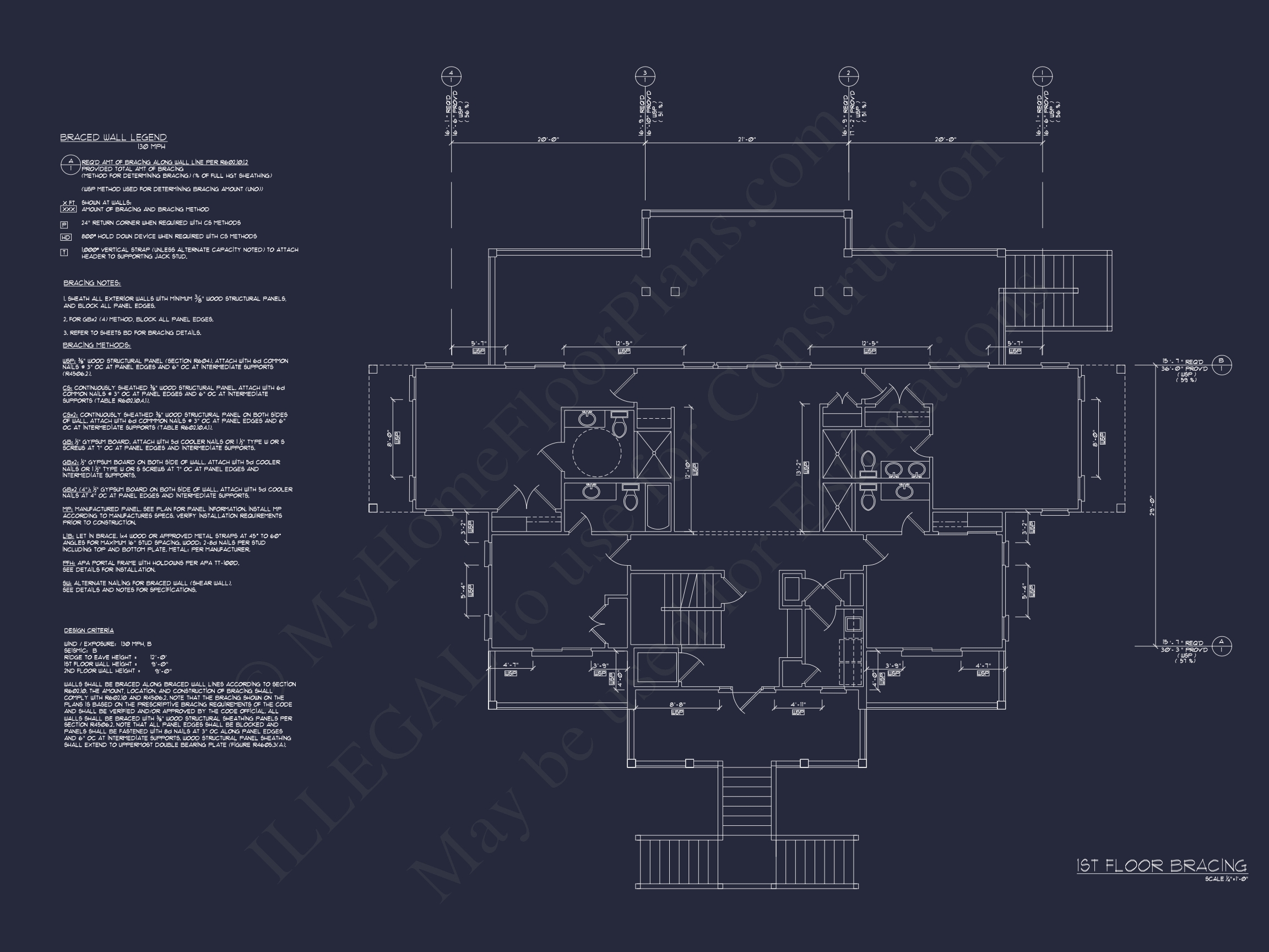 Oceanfront Luxury Home Plan with 7 Bedrooms and CAD Designs