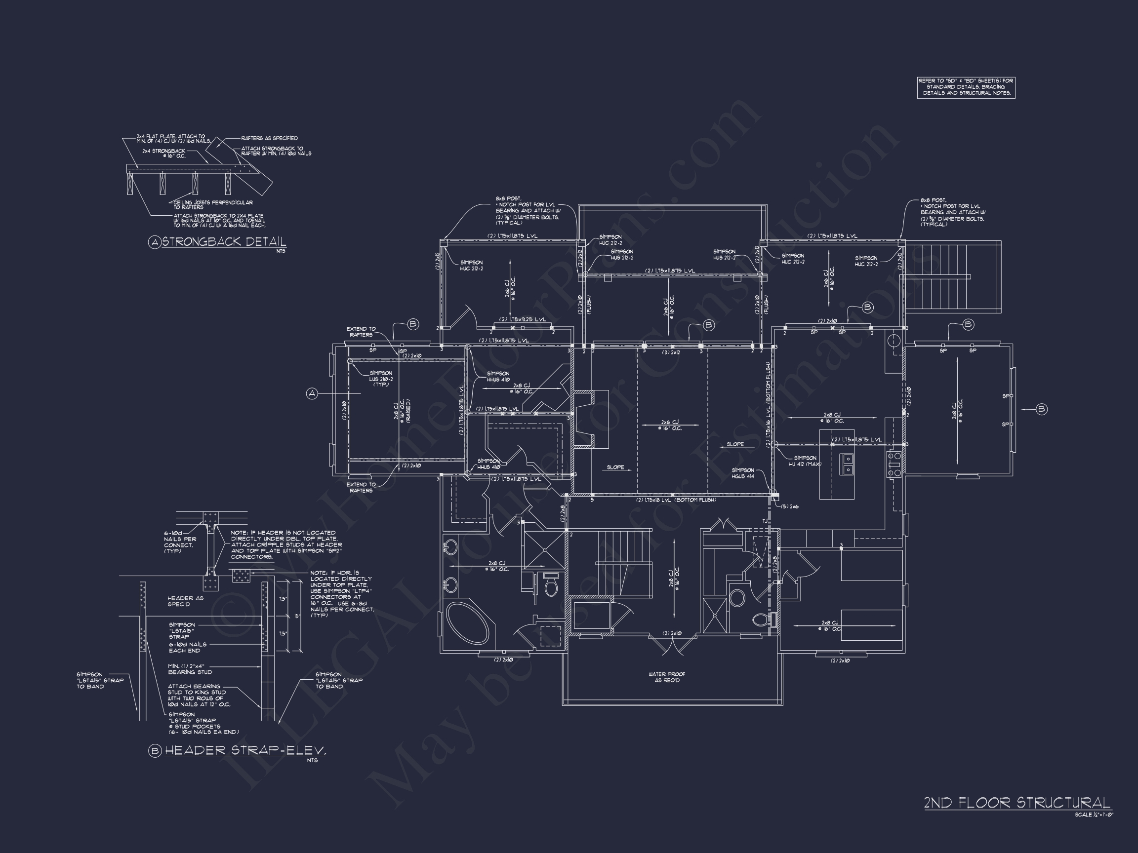 Oceanfront Luxury Home Plan with 7 Bedrooms and CAD Designs