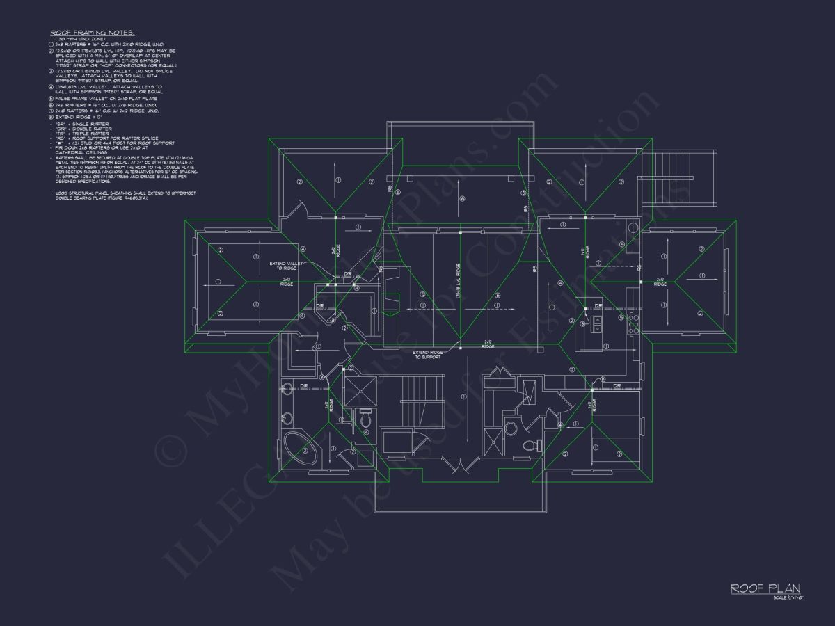 Oceanfront Luxury house Plan with 7 Bedrooms and CAD Designs