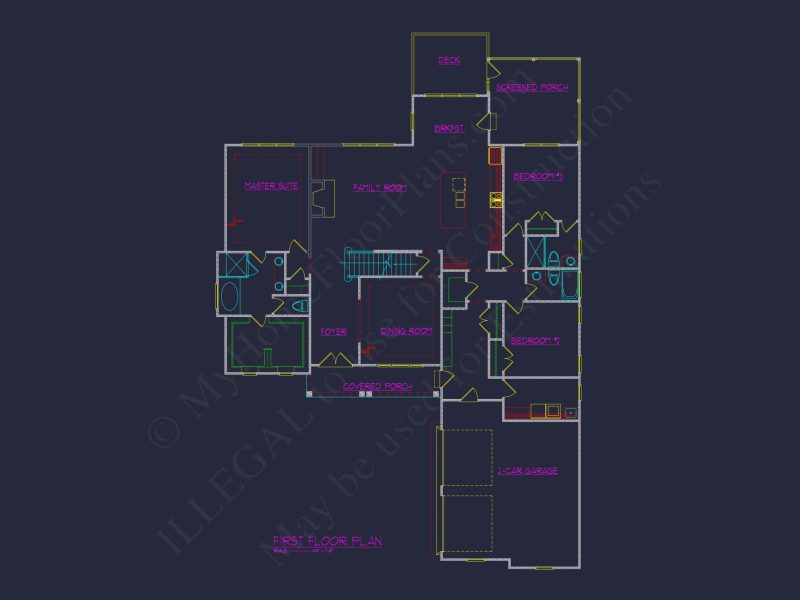 Perfect house Plan Blueprint: CAD Floor Plan and Architecture Designs