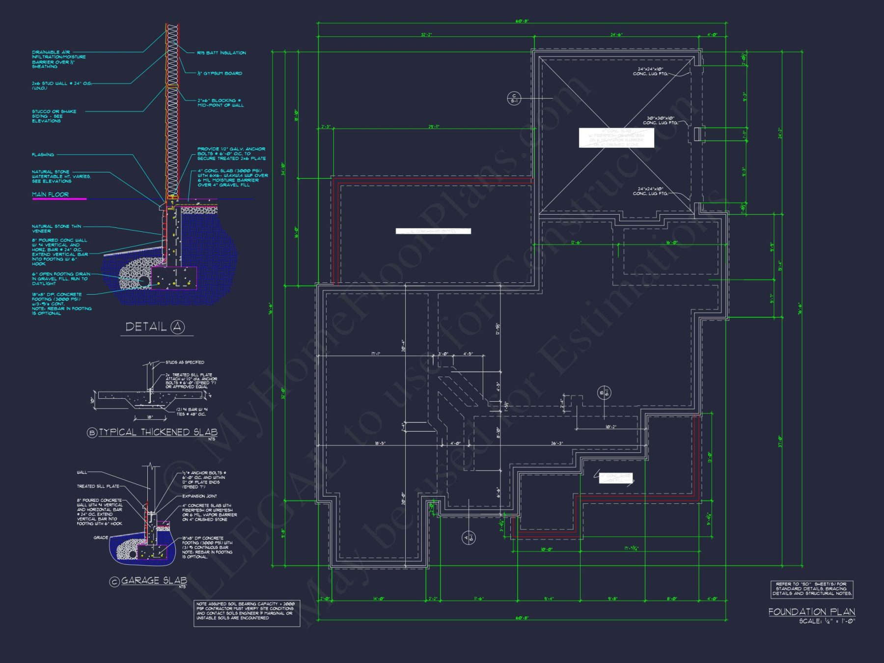 Perfect house Plan: Detailed Blueprint and CAD Designs