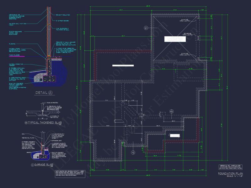 Perfect house Plan: Detailed Blueprint and CAD Designs