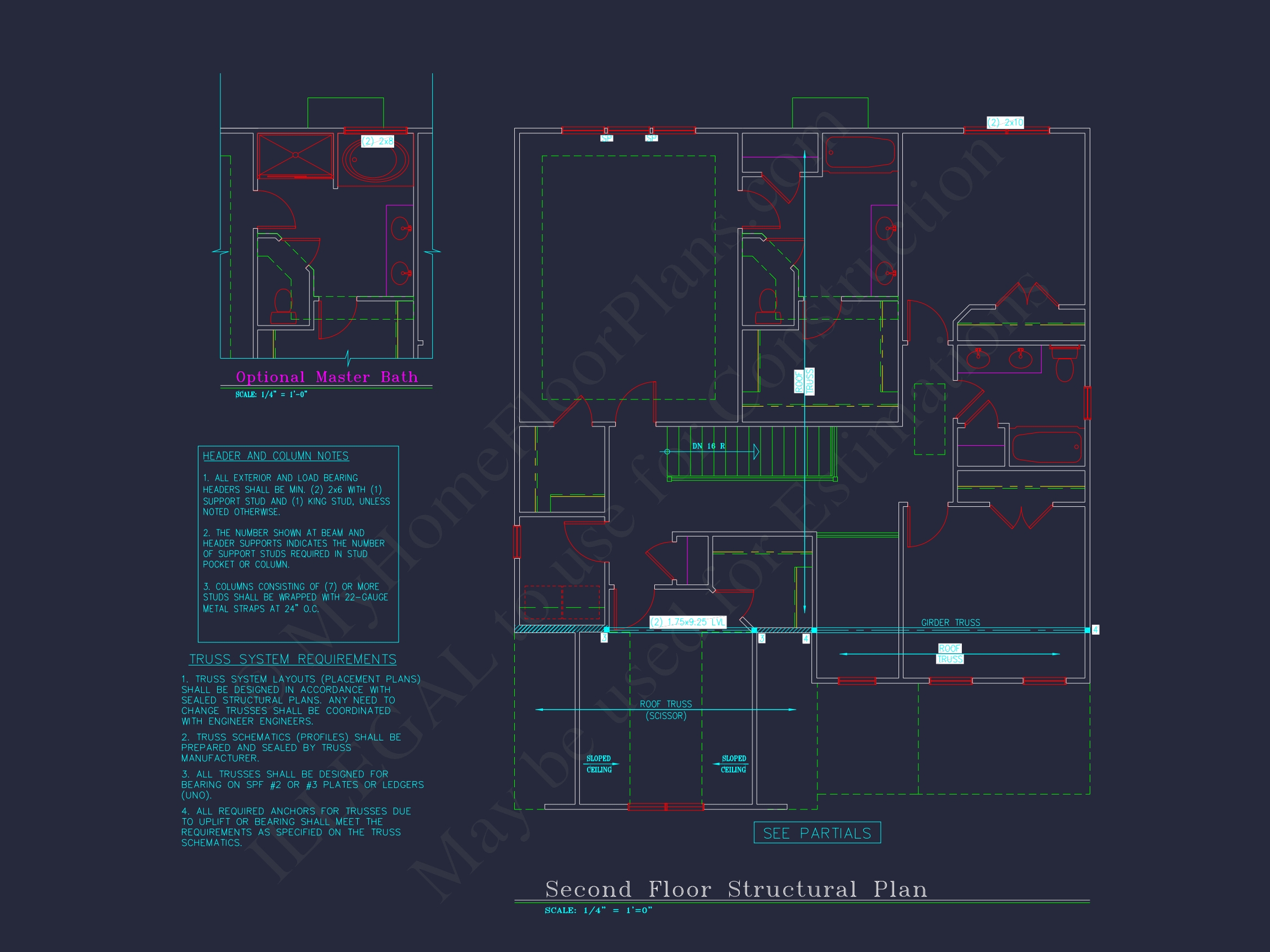 Perfectly Crafted Home Floor Plan with 2 Floors and 4 Bedrooms