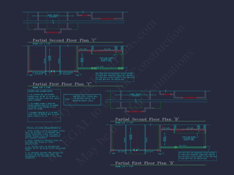 Perfectly Crafted house Floor Plan with 2 Floors and 4 Bedrooms