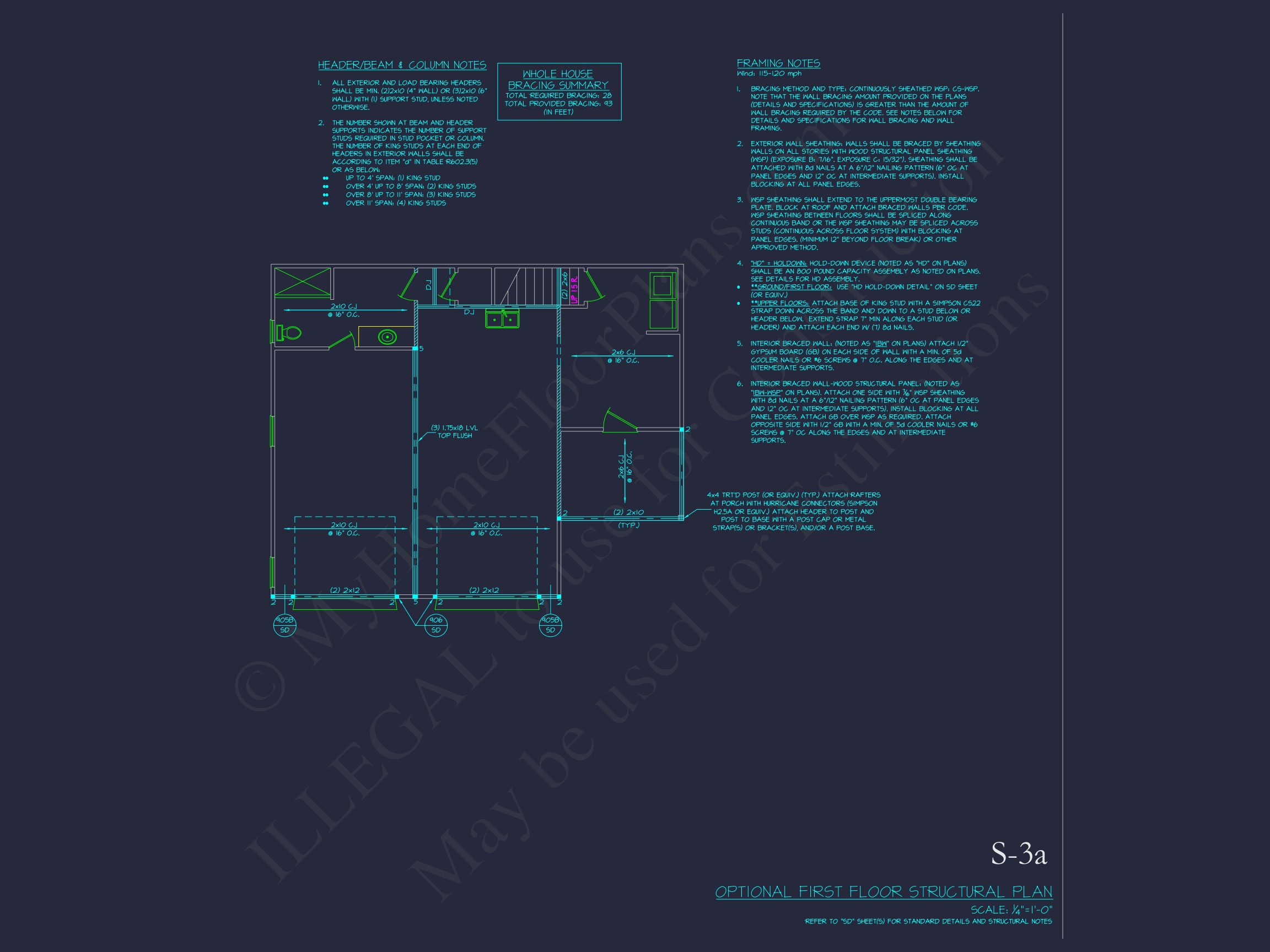 Small house Plan with 1 Bedroom and Open Floor CAD Designs