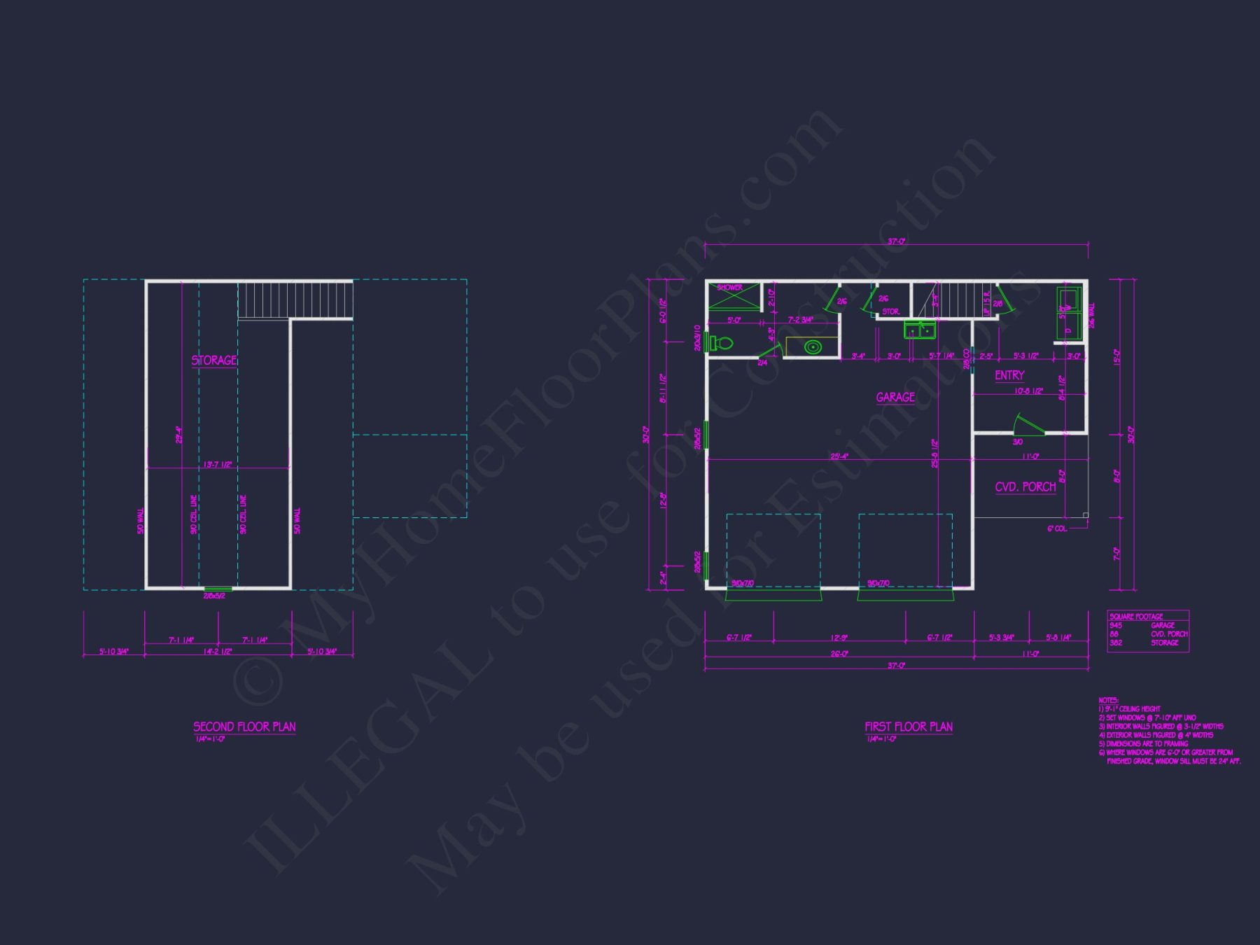 Small house Plan with 1 Bedroom and Open Floor CAD Designs