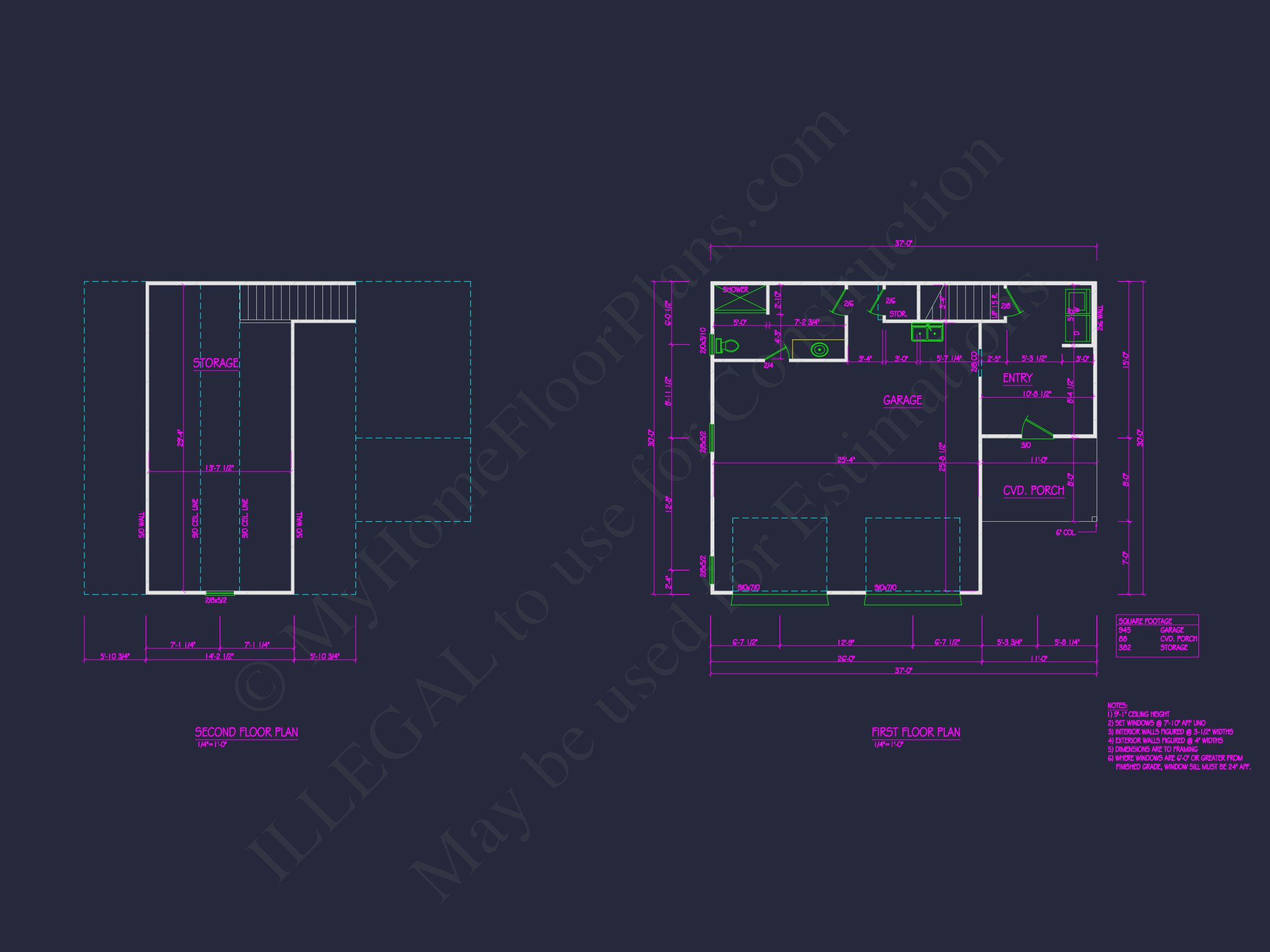 Small house Plan with 1 Bedroom and Open Floor CAD Designs