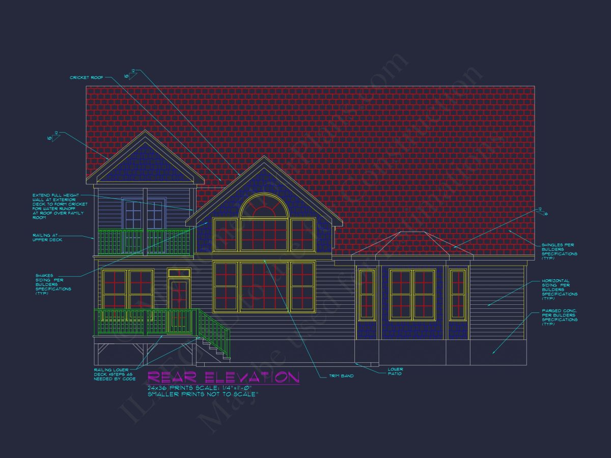 Sophisticated 4-Bedroom house Design with Spacious Blueprint