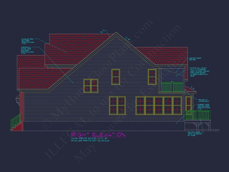 Sophisticated 4-Bedroom house Design with Spacious Blueprint