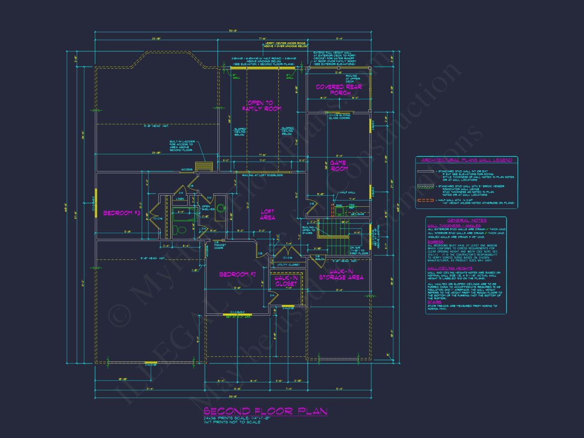 Sophisticated 4-Bedroom house Design with Spacious Blueprint