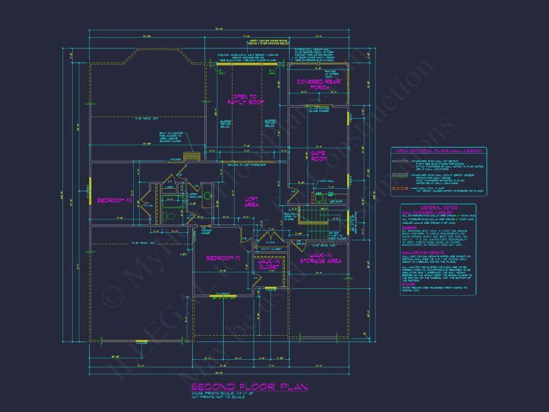 Sophisticated 4-Bedroom house Design with Spacious Blueprint