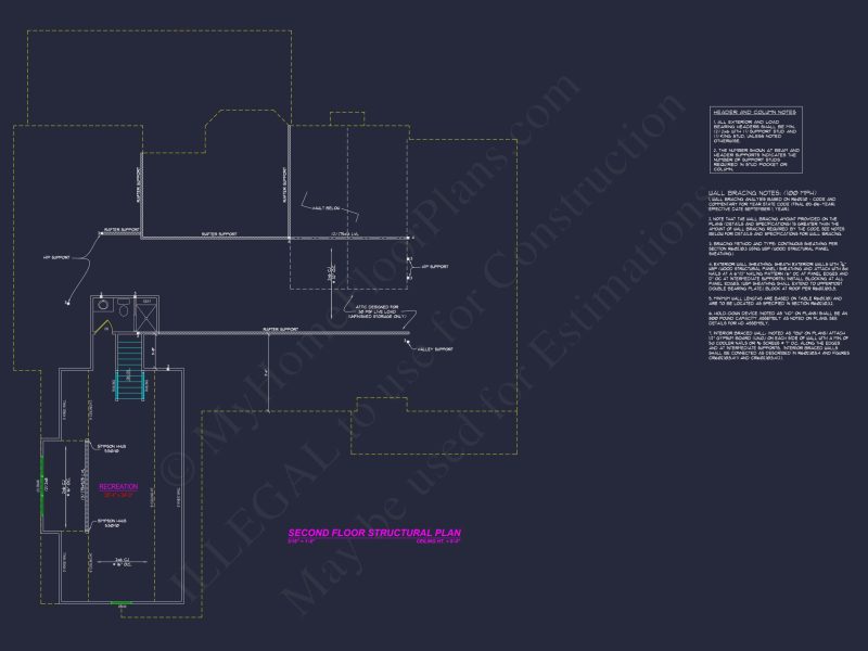 Spacious 1.5-Story Craftsman house Plan with Floor Blueprint