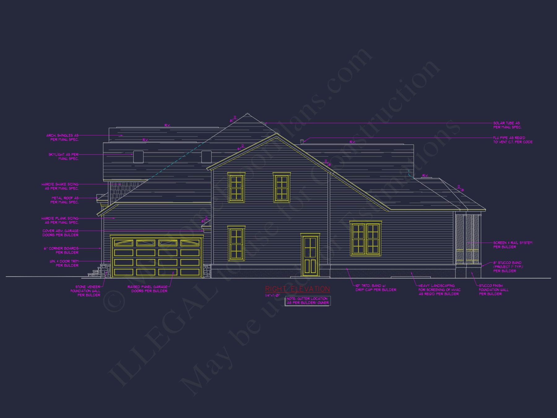 Spacious 1.5 Story house Plan with Blueprint and CAD Designs